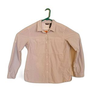 Eddie Bauer  Women's UPF Guide 2.0 button down pocket moisture wicking S